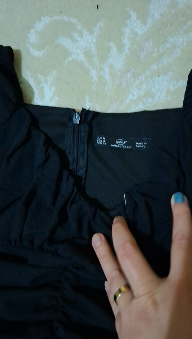 siyah elbise - Görsel 4