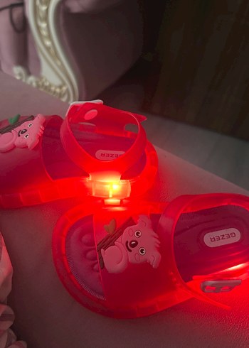 Kız Çocuk Sandalet ışıklı - Görsel 2