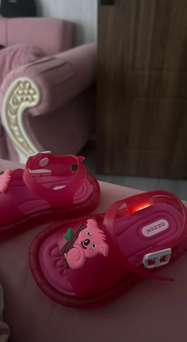 Kız Çocuk Sandalet ışıklı - Görsel 3