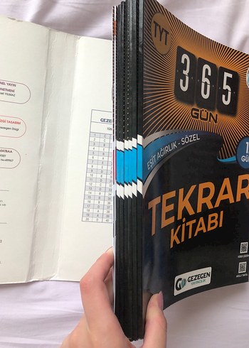 TYT 365 Gün Tekrar Kitabı 6+1+1 Soru
