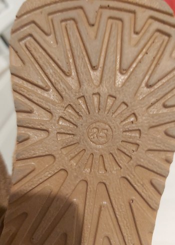 Çocuk Kahverengi Kürklü Süet Bot - Görsel 3