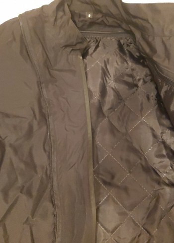 Turuncu Biker Stil Erkek Ceket - Görsel 7