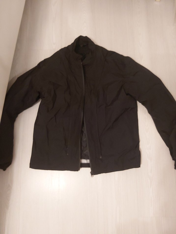 Turuncu Biker Stil Erkek Ceket - Görsel 2