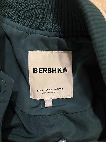 l Beden Bershka Bomber Kolej Ceket