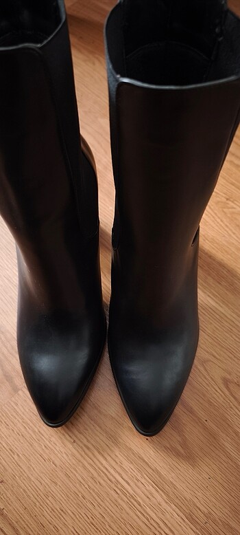 40 Beden SIFIR 40 no #ninewest Deri bot 10cm topuk