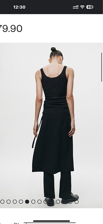 l Beden SIFIR ML #ZARA PEŞTEMAL DETAY PANTOLON