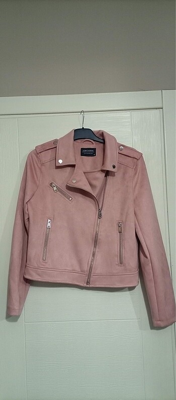 LC Waikiki SIFIR ML NUBUK PUDRA BİKER CEKET LCW