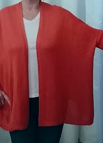 xl Beden kırmızı Renk Kadın hırka