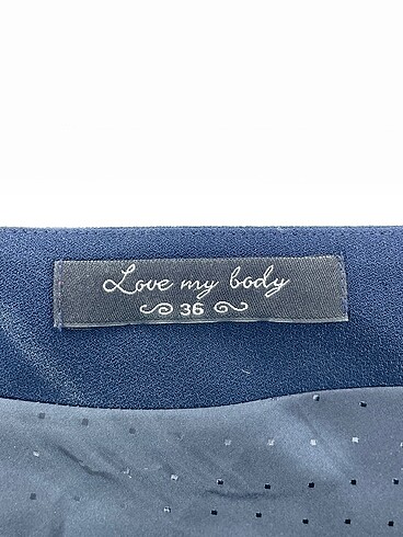 36 Beden lacivert Renk Love My Body Uzun Elbise %70 İndirimli.