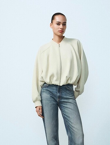 Zara peluş bomber ceket