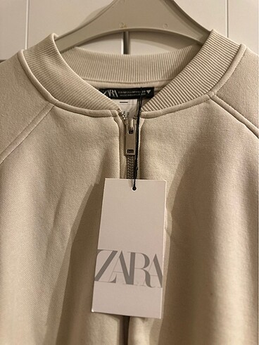 m Beden ten rengi Renk Zara peluş bomber ceket