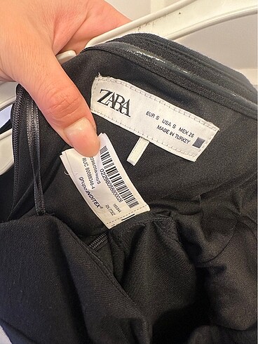 ZARA STRAPLEZ KETEN MİDİ ELBİSE - Görsel 6