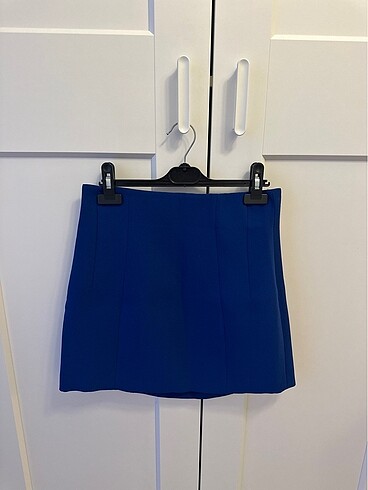 ZARA LACİVERT ETEK - Görsel 4