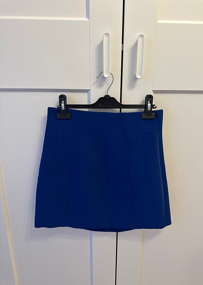 ZARA LACİVERT ETEK - Görsel 4