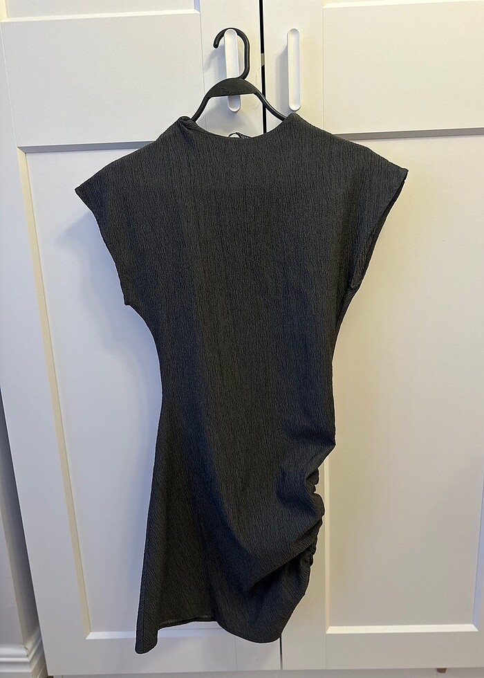 ZARA DRAPE MİNİ ELBİSE - Görsel 3