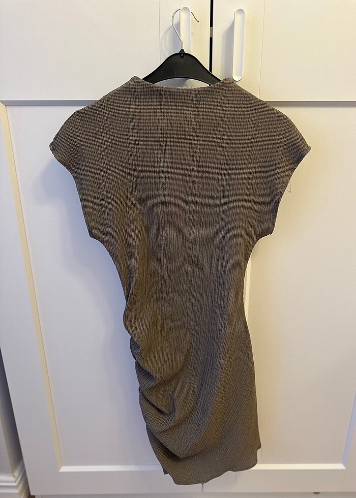 ZARA DRAPE MİNİ ELBİSE - Görsel 5