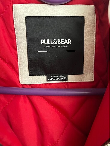 m Beden çeşitli Renk Pull and bear deri ceket