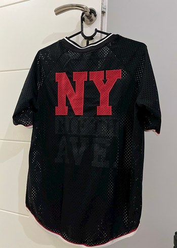 Siyah V Yaka Kısa Kollu unisex - Görsel 2