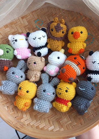El Yapımı Amigurumi Anahtarlık sipariş ile hazırlanır - Görsel 2