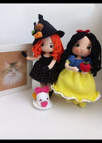 Renkli Örgü Bebek Seti amigurumi