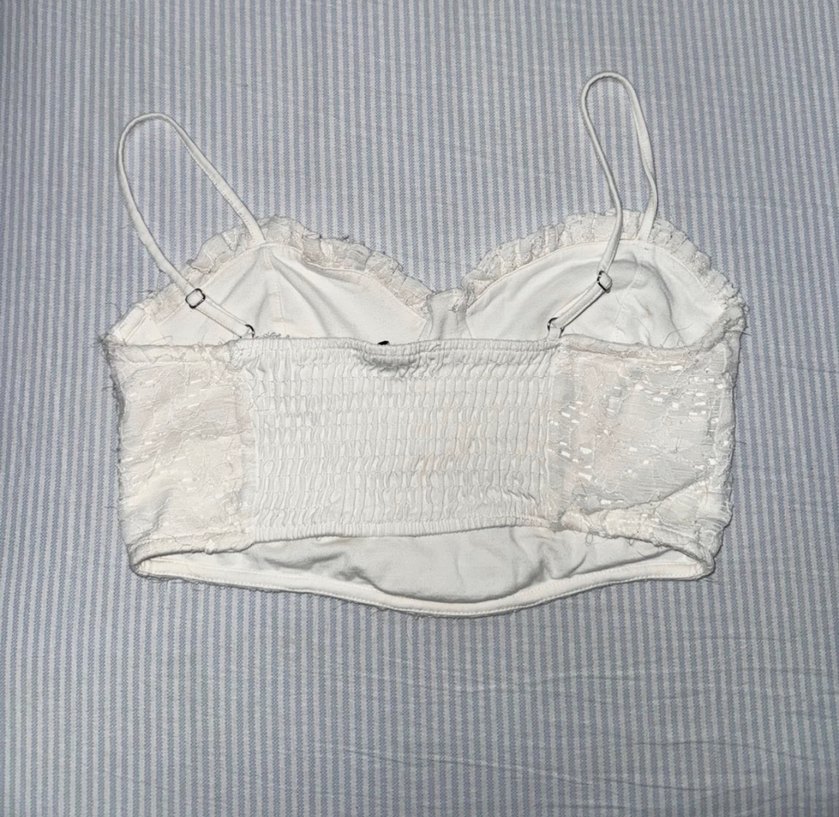 Stradivarius Dantel Büstiyer Bluz - Görsel 2