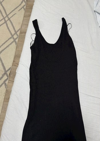 Bershka Kolsuz Midi Triko Elbise - Görsel 2