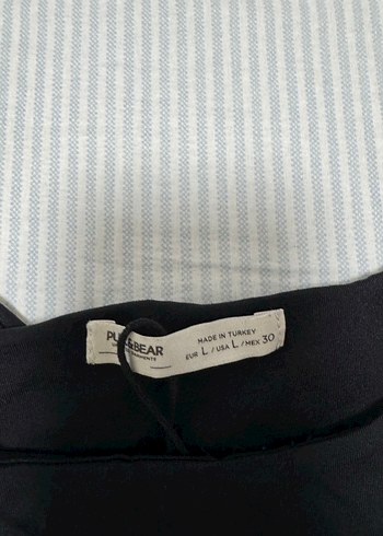 Pull&Bear Siyah Yüksek Yaka Kolsuz Body - Görsel 3