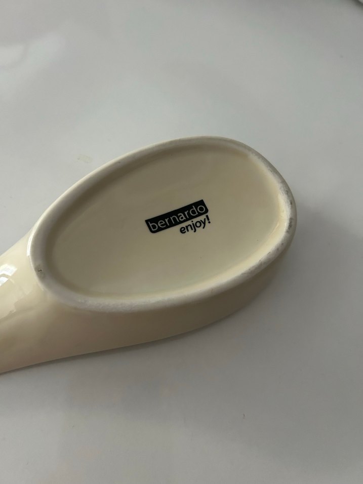 Bernardo Bej Bohem Desenli Seramik Kaşık Altlığı - Görsel 2