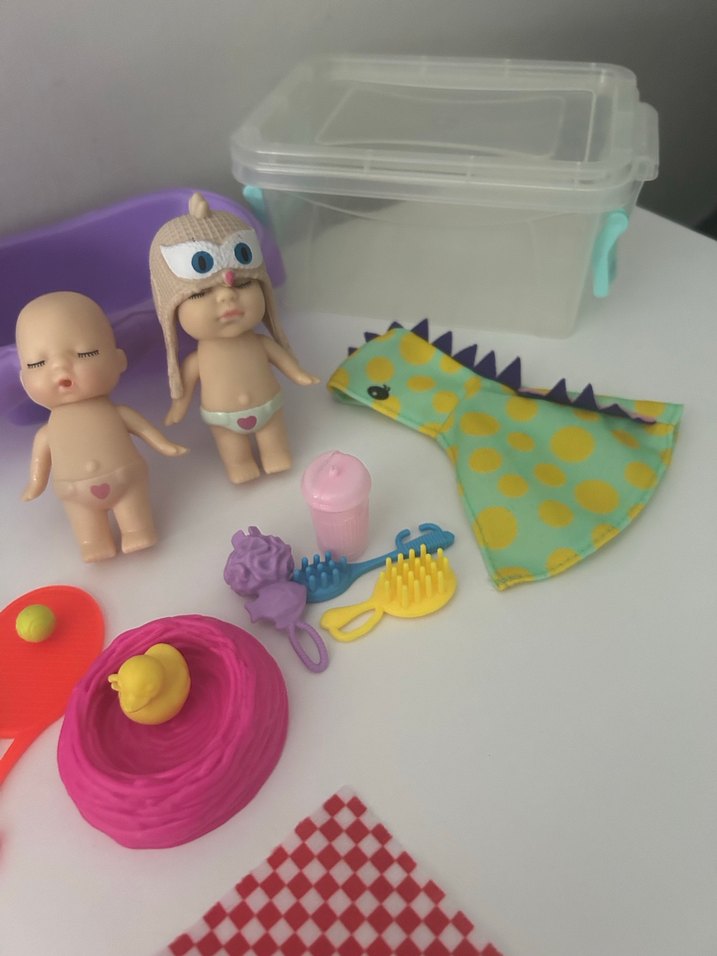 Çocuk Oyun Seti Bebek ve Aksesuarlar - Görsel 5