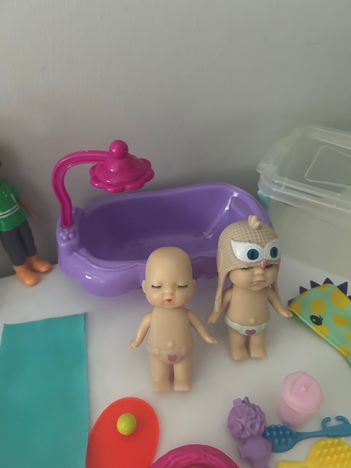 Çocuk Oyun Seti Bebek ve Aksesuarlar - Görsel 3