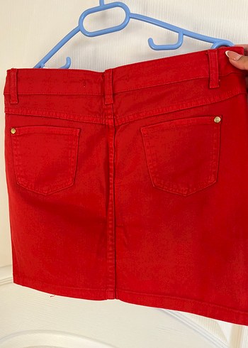 m Beden Denim Mini Etekler