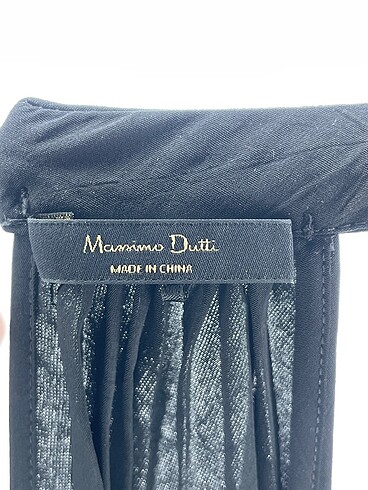 s Beden siyah Renk Massimo Dutti Uzun Elbise %70 İndirimli.
