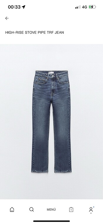 Zara High rise jean