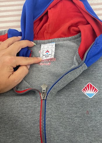 Diğer Bahçeşehir Koleji Erkek Çocuk Gri Fermuarlı Sweatshirt