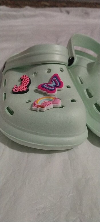 36 Beden turkuaz Renk Crocs terlik