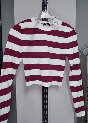 İNANILMAZ FİYAT TOPTAN VEYA TEKLİ SATIŞ ÇİZGİLİ CROP - Görsel 3