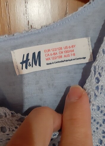 6 Yaş Beden H&M Elbise