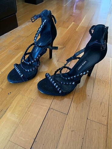 36 Beden siyah Renk Nine West Topuklu Ayakkabı