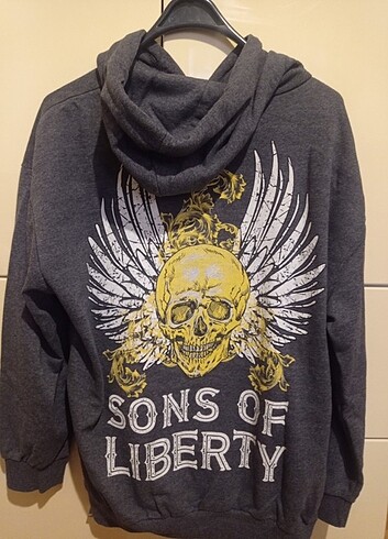 Diğer Baskılı kapşonlu sweatshirt gotik