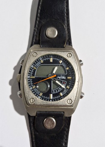 Erkek Siyah Grunge Punk saat - Görsel 2