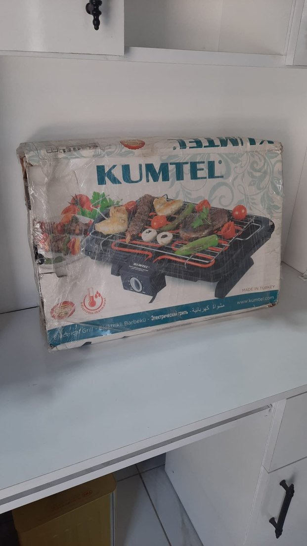 Sıfır, kutusunda poşetinde kumtel elektrikli ızgara, çeyiz ürünü - Görsel 2
