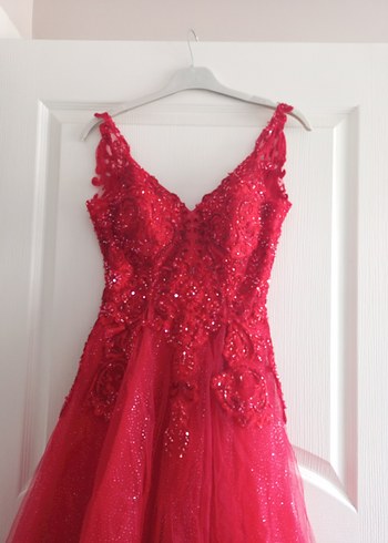 özel dikim sıfır kınalık abiye - Görsel 2