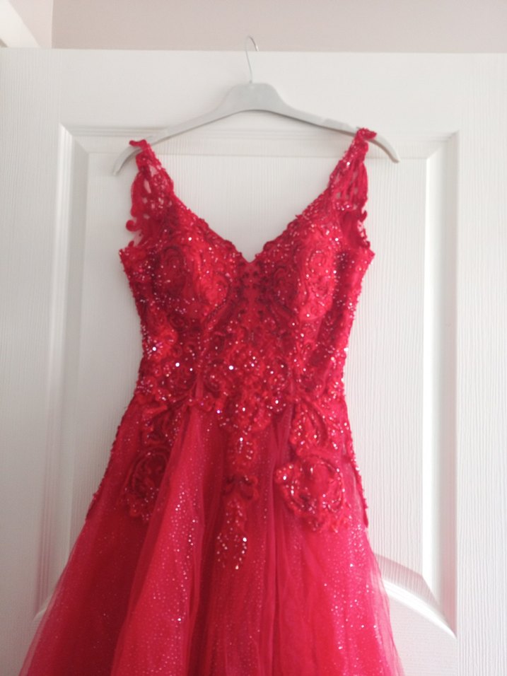 özel dikim sıfır kınalık abiye - Görsel 2