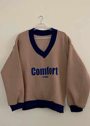 Camel Baskılı Sweatshirt