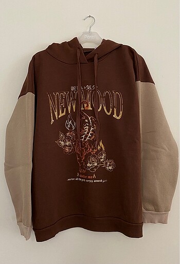 Baskılı kapüşonlu Sweatshirt