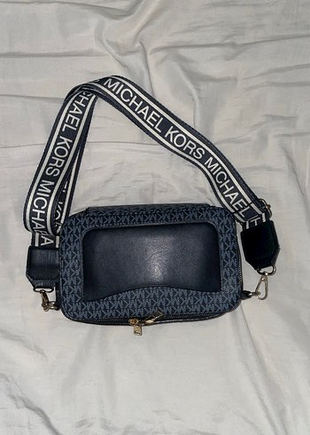 Michael Kors Gri Baskılı  Çapraz Çanta - Görsel 3