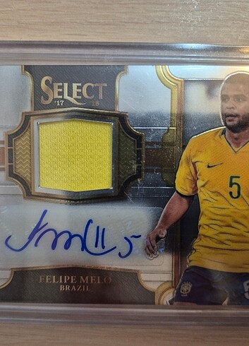 Felipe Melo Patch Autograph /299 - Galatasaray - Brezilya Milli