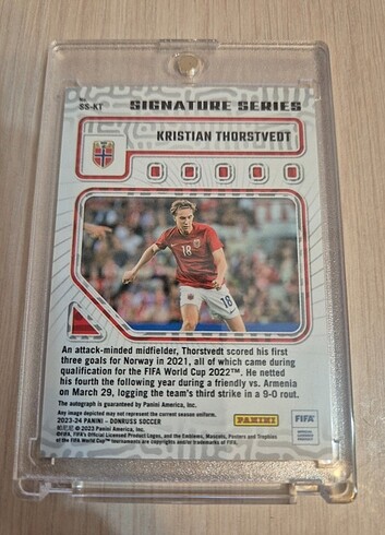  Kristian Thorstvedt Autograph - Norveç Milli Takımı İmzalı Kartı