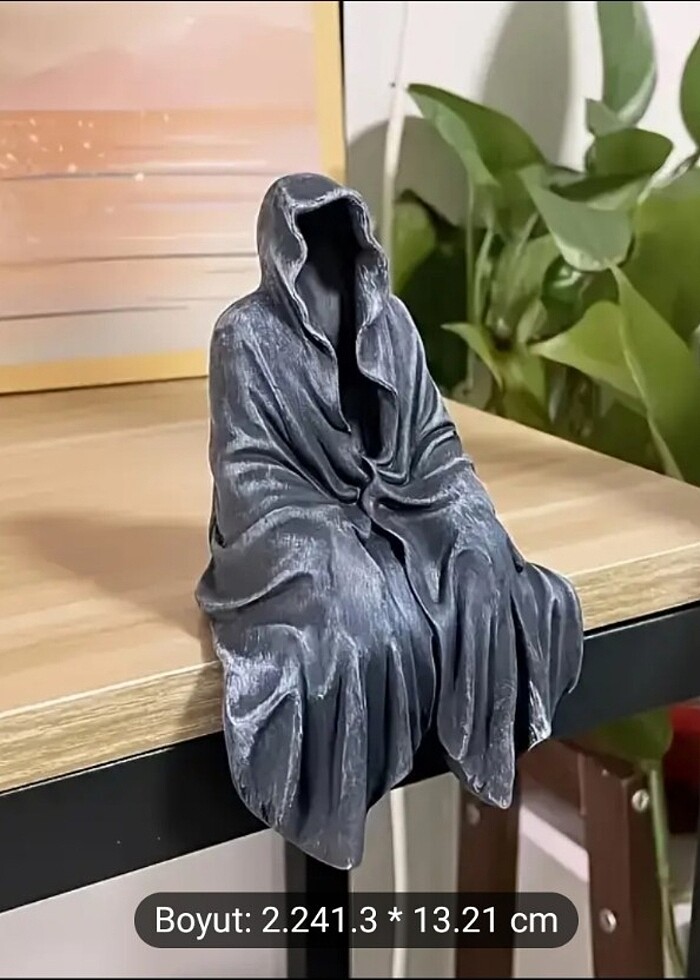 GOTİK HAYALET 13 CM EPOKSİ DÖKÜM İSTENİLEN RENKTE YAPİLABİLİR (S - Görsel 2