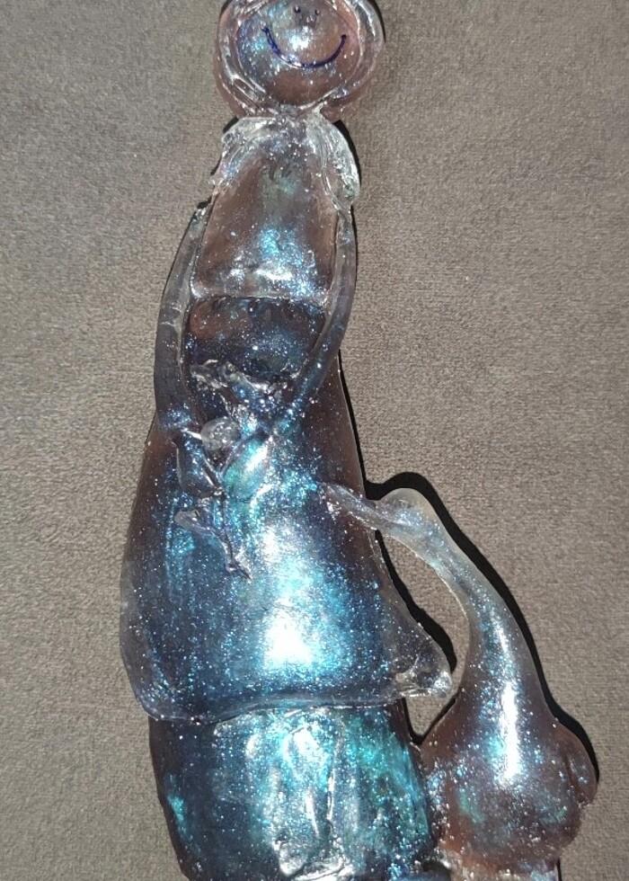 KAZLİ KİZ BİBLO 17 CM  - Görsel 3